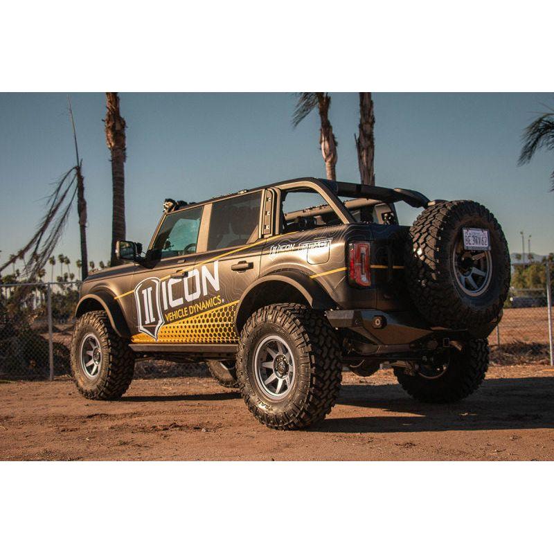 ICON 21+ Ford Bronco Tubular Rear Track Bar Kit - Adjustable - NP Motorsports