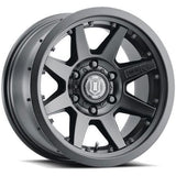 ICON Alloys Rebound Wheels | 17x8.5 5x150 25mm | Satin Black - Truck Accessories Guy