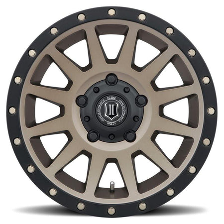 ICON Compression 17x8.5 5x150 25mm Offset 5.75in BS 110.1mm Bore Bronze Wheel - NP Motorsports