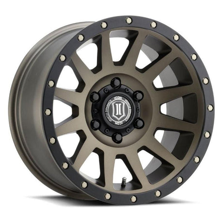 ICON Compression 17x8.5 6x5.5 0mm Offset 4.75in BS 106.1mm Bore Bronze Wheel - NP Motorsports