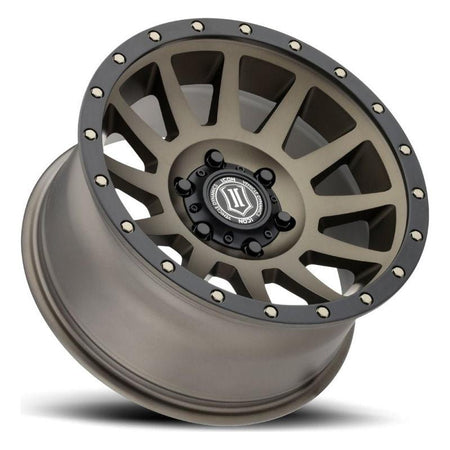 ICON Compression 17x8.5 6x5.5 0mm Offset 4.75in BS 106.1mm Bore Bronze Wheel - NP Motorsports
