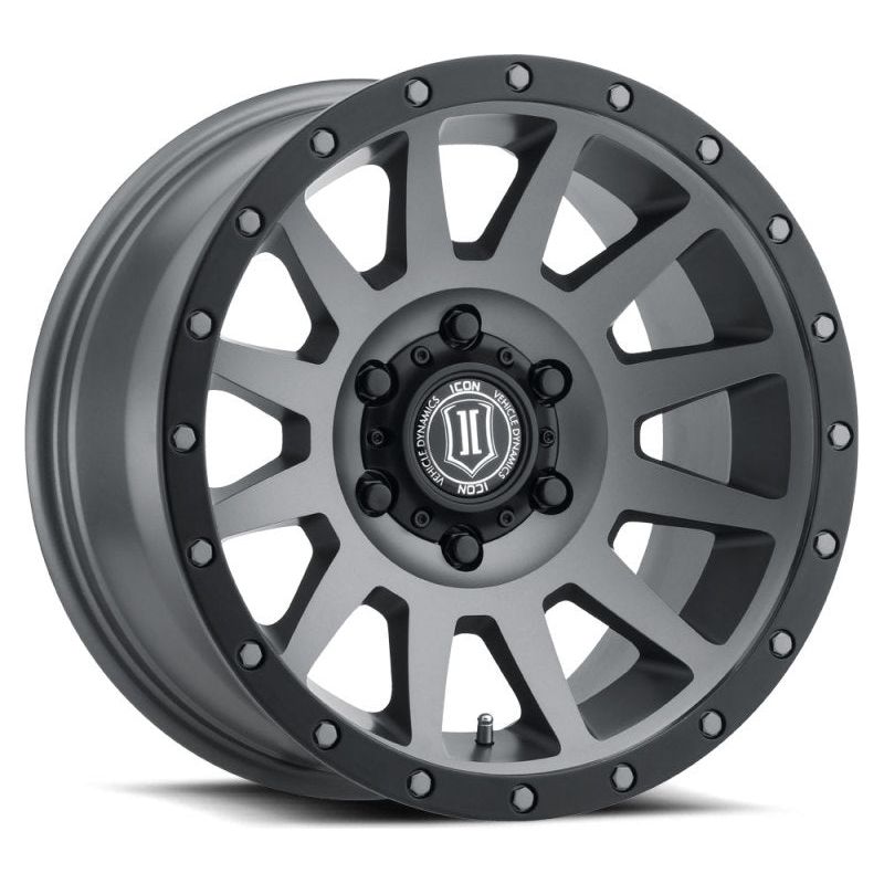 ICON Compression 18x9 5x150 25mm Offset 6in BS Titanium Wheel - NP Motorsports
