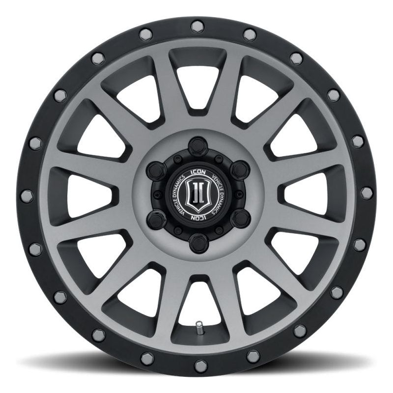 ICON Compression 18x9 6x135 6mm Offset 5.25in BS Titanium Wheel - NP Motorsports
