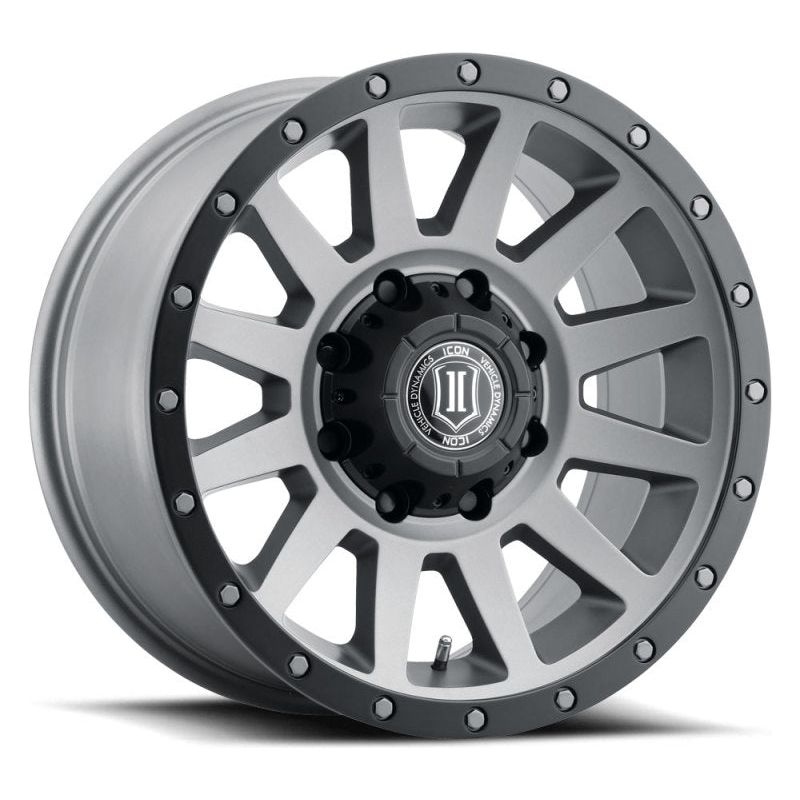 ICON Compression HD 18x9 8x170 6mm Offset 5.25in BS Titanium Wheel - NP Motorsports
