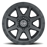 ICON Rebound 17x8.5 5x5 -6mm Offset 4.5in BS 71.5mm Bore Double Black Wheel - NP Motorsports