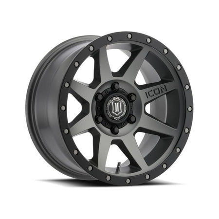 ICON Rebound 17x8.5 6x135 6mm Offset 5in BS 87.1mm Bore Titanium Wheel - NP Motorsports