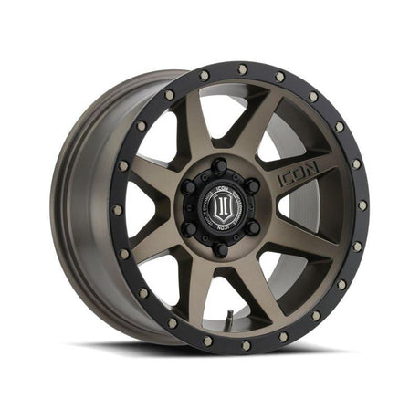 ICON Rebound 17x8.5 6x5.5 0mm Offset 4.75in BS 106.1mm Bore Bronze Wheel - NP Motorsports