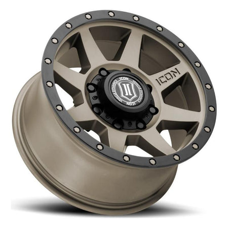 ICON Rebound 17x8.5 8x170 6mm Offset 5in BS 125mm Bore Titanium Wheel - NP Motorsports