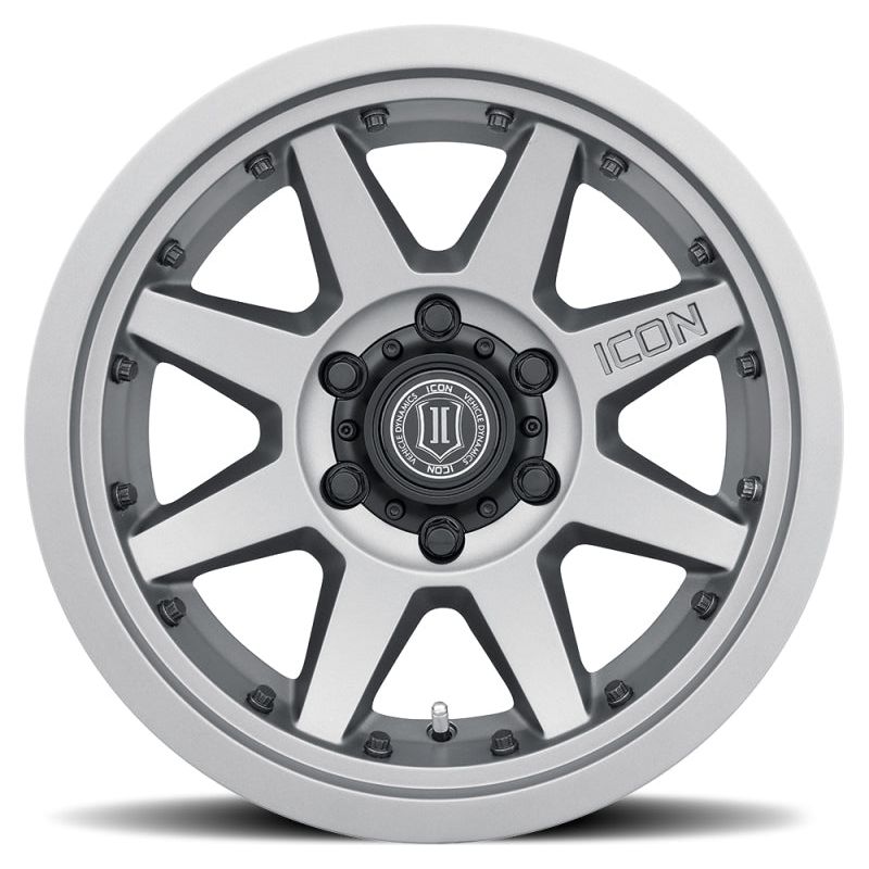 ICON Rebound Pro 17x8.5 5x4.5 0mm Offset 4.75in BS 71.5mm Bore Titanium Wheel - NP Motorsports