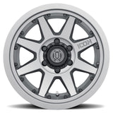 ICON Rebound Pro 17x8.5 5x4.5 0mm Offset 4.75in BS 71.5mm Bore Titanium Wheel - NP Motorsports