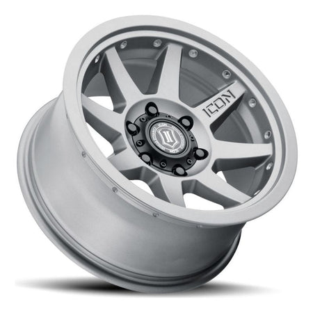 ICON Rebound Pro 17x8.5 5x4.5 0mm Offset 4.75in BS 71.5mm Bore Titanium Wheel - NP Motorsports