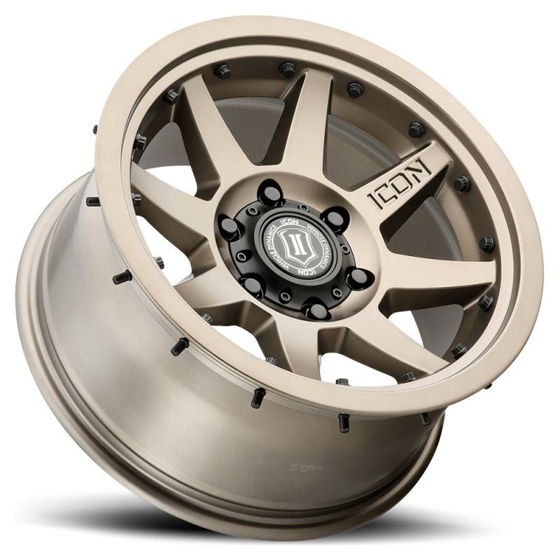 ICON Rebound Pro 17x8.5 5x5 -6mm Offset 4.5in BS 71.5mm Bore Bronze Wheel - NP Motorsports