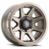 ICON Rebound Pro 17x8.5 5x5 -6mm Offset 4.5in BS 71.5mm Bore Bronze Wheel - NP Motorsports