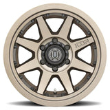 ICON Rebound Pro 17x8.5 5x5 -6mm Offset 4.5in BS 71.5mm Bore Bronze Wheel - NP Motorsports