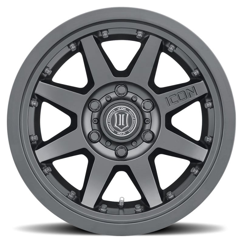 ICON Rebound Pro 17x8.5 5x5 -6mm Offset 4.5in BS 71.5mm Bore Satin Black Wheel - NP Motorsports