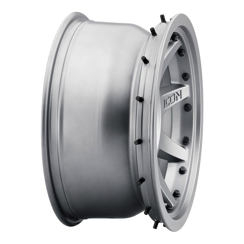 ICON Rebound Pro 17x8.5 5x5 -6mm Offset 4.5in BS 71.5mm Bore Titanium Wheel - NP Motorsports