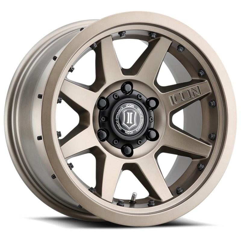 ICON Rebound Pro 17x8.5 6x5.5 0mm Offset 4.75in BS 106.1mm Bore Bronze Wheel - NP Motorsports