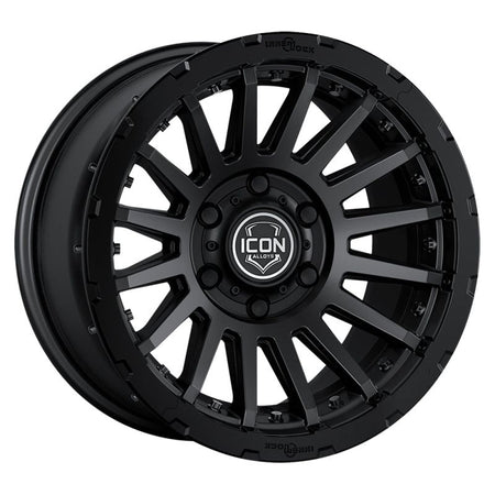 ICON Recon Pro 17x8.5 6x5.5 0mm Offset 4.75in BS 106.1mm Bore Satin Black Wheel - NP Motorsports