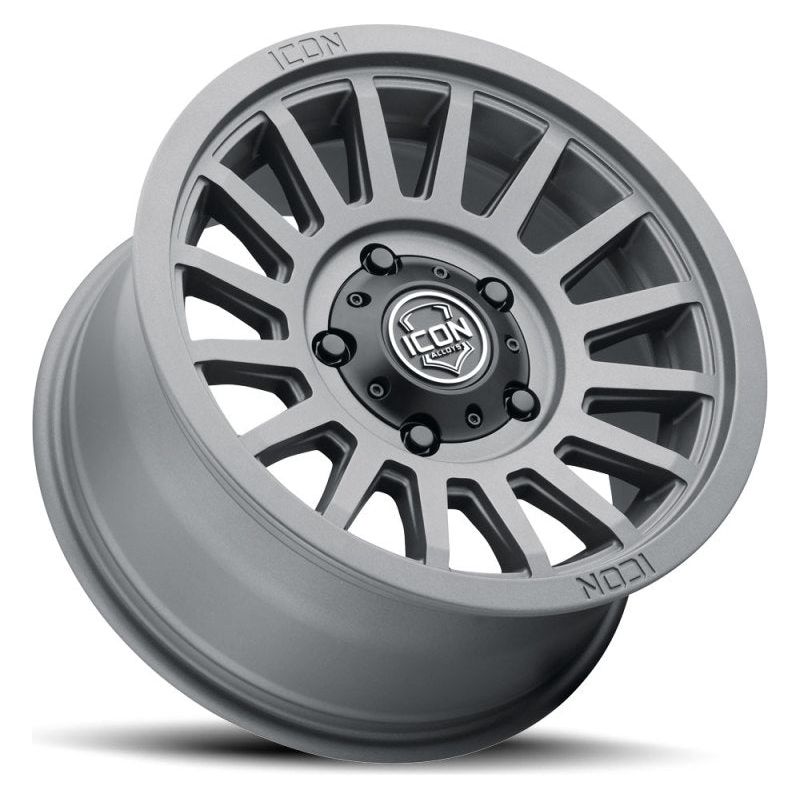 ICON Recon SLX 17x8.5 5x4.5 0mm Offset 4.75in BS 71.5mm Bore Charcoal Wheel - NP Motorsports