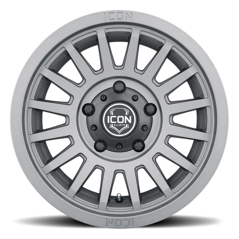 ICON Recon SLX 17x8.5 5x4.5 0mm Offset 4.75in BS 71.5mm Bore Charcoal Wheel - NP Motorsports