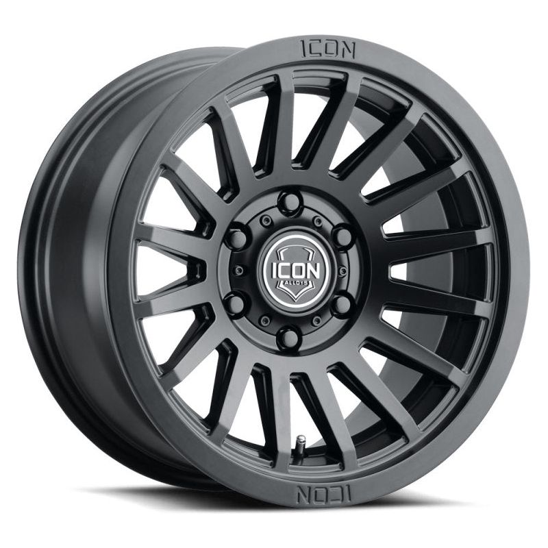 ICON Recon SLX 17x8.5 5x5.5 BP 0mm Offset 4.75in BS 77.9mm Bore Satin Black Wheel - NP Motorsports