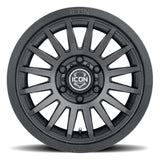 ICON Recon SLX 17x8.5 5x5.5 BP 0mm Offset 4.75in BS 77.9mm Bore Satin Black Wheel - NP Motorsports