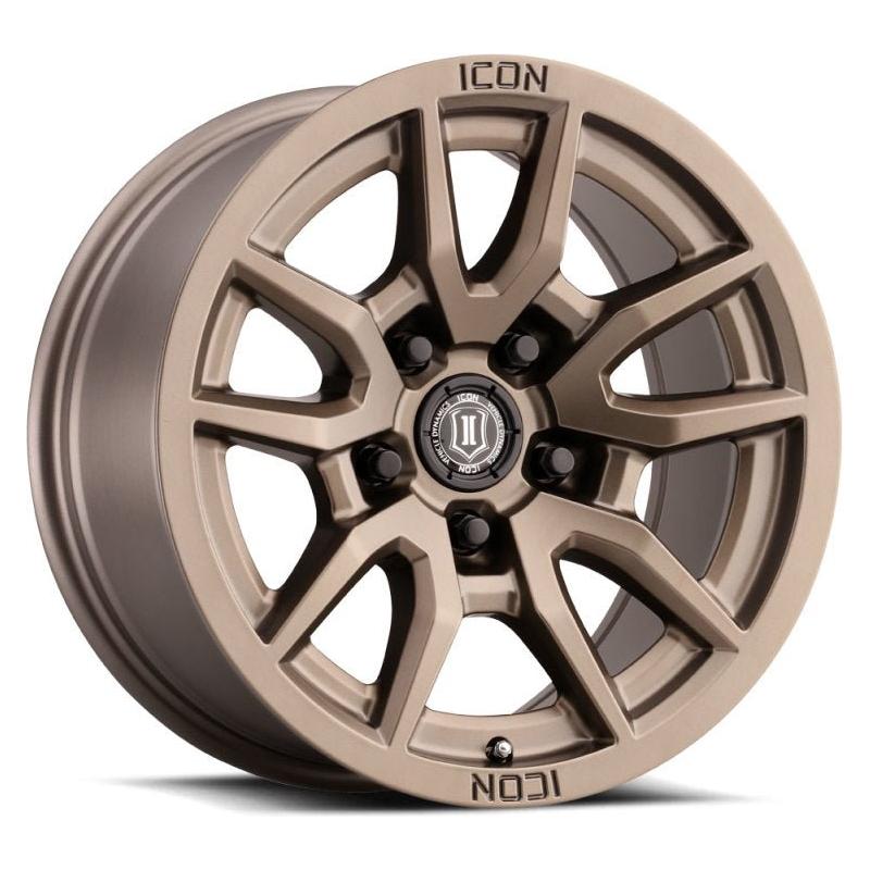 ICON Vector 5 17x8.5 5x150 25mm Offset 5.75in BS 110.1mm Bore Bronze Wheel - NP Motorsports