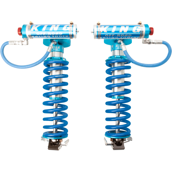 King Shocks 2005+ Ford F-250 4WD Front 2.5 Dia Remote Res Coilover Conversion w/Adjuster (Pair) - NP Motorsports