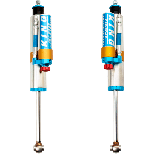 King Shocks 2005+ Ford F-250 4WD Front 2.5 Dia Remote Reservoir Shock w/Adj for 1-2.5in Lift (Pair) - NP Motorsports