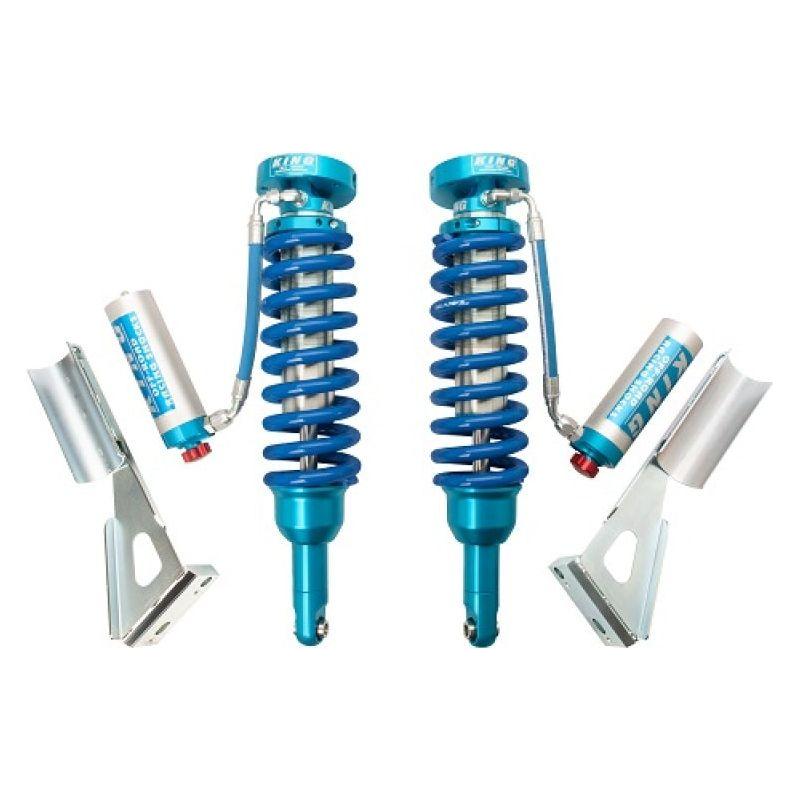 King Shocks 2005+ Toyota Tacoma (6 Lug) Front 2.5 Dia Remote Res Coilover w/Adjuster (Pair) - NP Motorsports