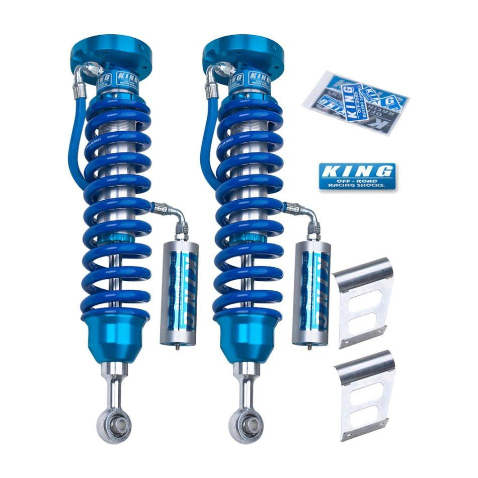 King Shocks 2007+ Toyota Tundra 2.5 Dia Front Coilover w/Remote Reservoir (Pair) - NP Motorsports