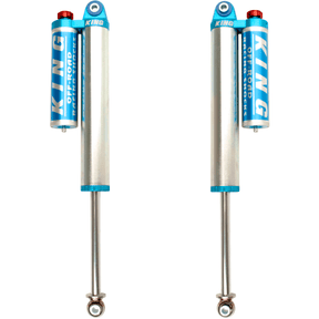 King Shocks 2011+ Chevrolet Silverado 2500/3500/HD Rear 2.5 Dia Piggyback Res Shock w/Adj (Pair) - NP Motorsports