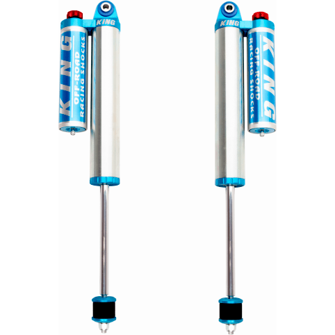 King Shocks 2014+ Ram 2500 4WD Rear 2.5 Dia Piggyback Reservoir Shock w/Adjuster (Pair) - NP Motorsports