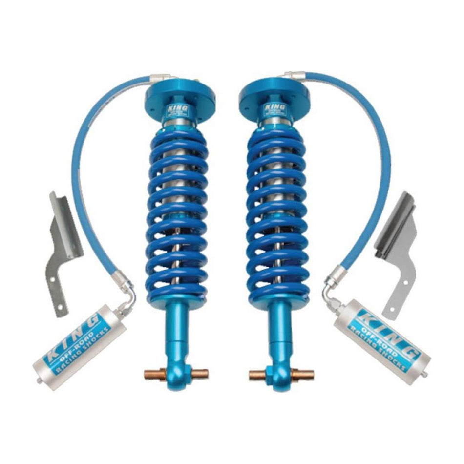 King Shocks 2015+ Ford F150 4WD Front 2.5 Dia Remote Reservoir Coilover (Pair) - NP Motorsports