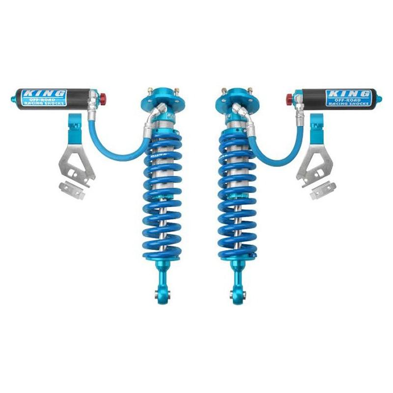 King Shocks 2022+ Toyota Tundra Front 2.5 Dia w/ Remote Reservoir Coilover & Adjuster (Pair) - NP Motorsports
