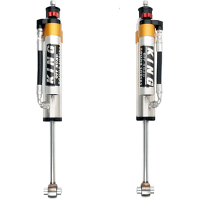King Shocks 90-12 Mercedes-Benz G-Class Rear 2.5 Dia Piggy Hose Reservoir w/Adjuster (Pair) - NP Motorsports