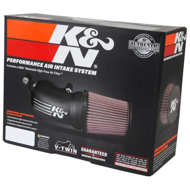 K&N 01-17 Harley Davidson Softail / Dyna FI Performance Air Intake System - NP Motorsports