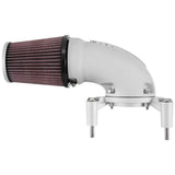 K&N 01-17 Harley Davidson Softail / Dyna FI Performance Air Intake System Silver - NP Motorsports