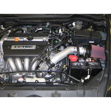 K&N 05-07 Honda Accord L4-2.4L Silver Typhoon Short Ram Intake - NP Motorsports