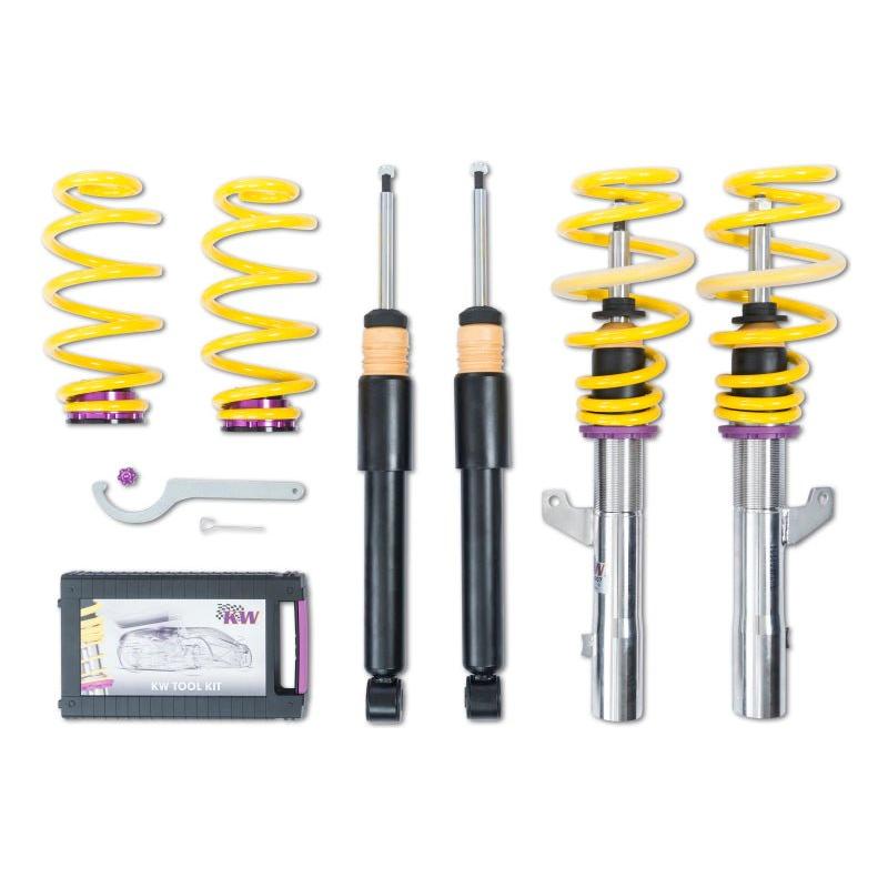 KW Coilover Kit V1 Audi A3 (8P) FWD all engines w/o electronic dampening control - NP Motorsports