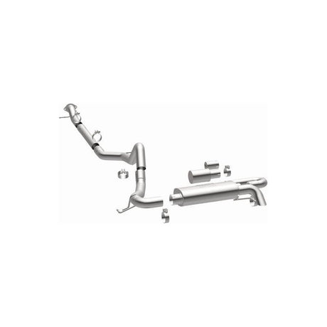 MagnaFlow 2021 Ford Bronco Overland Series Cat-Back Exhaust w/ Single Straight Driver Exit- No Tip - NP Motorsports