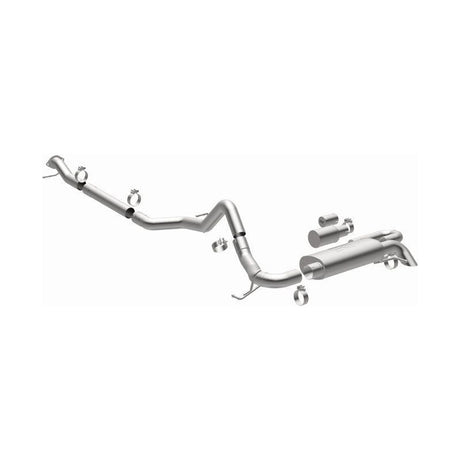 MagnaFlow 2021 Ford Bronco Overland Series Cat-Back Exhaust w/ Single Straight Driver Exit- No Tip - NP Motorsports