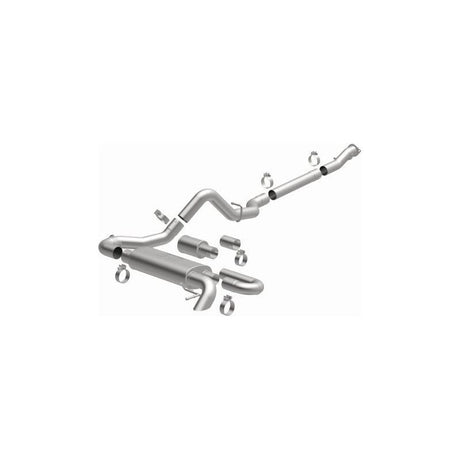 MagnaFlow 2021 Ford Bronco Overland Series Cat-Back Exhaust w/ Single Straight Driver Exit- No Tip - NP Motorsports