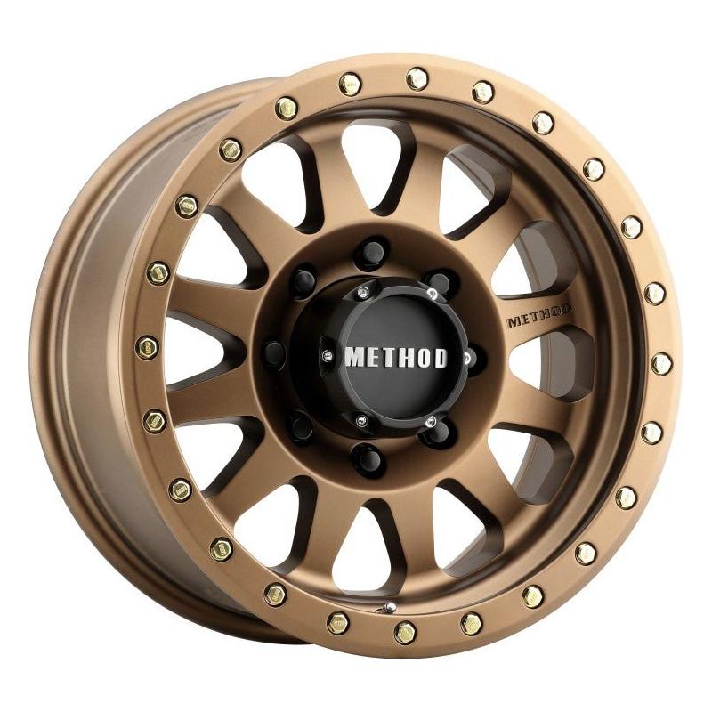 Method MR304 Double Standard 17x8.5 0mm Offset 8x170 130.81mm CB Method Bronze Wheel - NP Motorsports