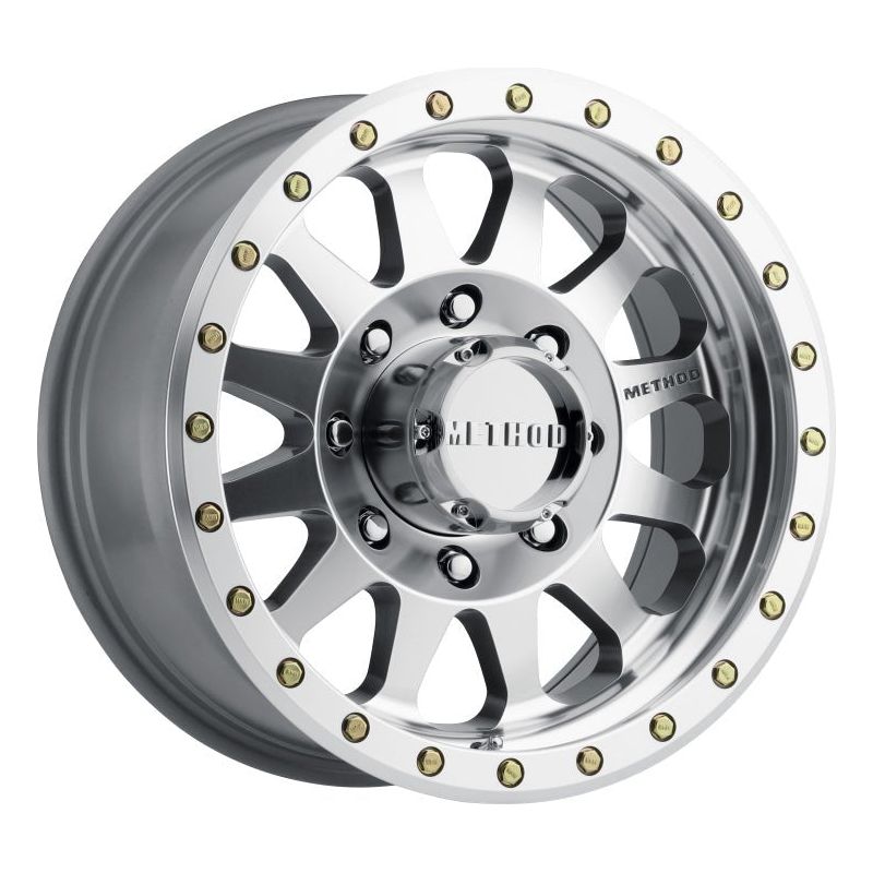 Method MR304 Double Standard 20x10 -18mm Offset 8x170 130.81mm CB Machined/Clear Coat Wheel - NP Motorsports