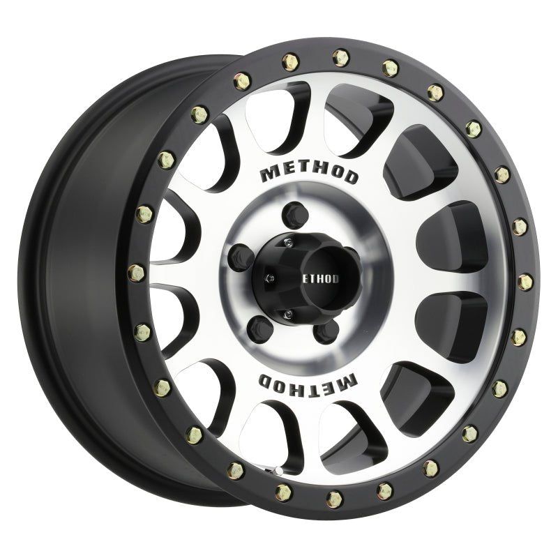 Method MR305 NV 16x8 0mm Offset 5x4.5 83mm CB Machined/Black Street Loc Wheel - NP Motorsports