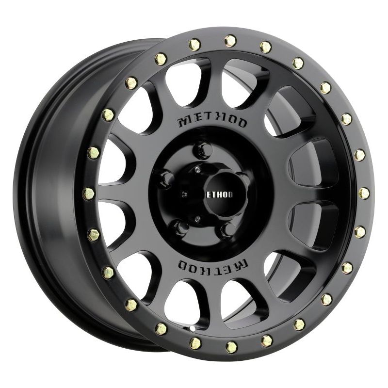 Method MR305 NV 17x8.5 0mm Offset 5x150 116.5mm CB Matte Black Wheel - NP Motorsports