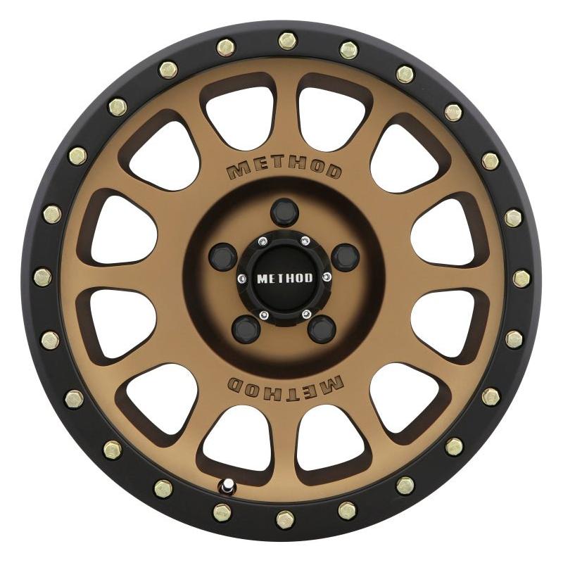 Method MR305 NV 17x8.5 0mm Offset 5x150 116.5mm CB Method Bronze/Black Street Loc Wheel - NP Motorsports