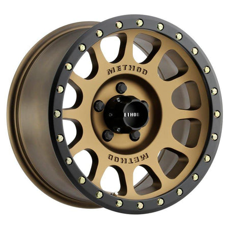 Method MR305 NV 17x8.5 0mm Offset 5x5 94mm CB Method Bronze/Black Street Loc Wheel - NP Motorsports