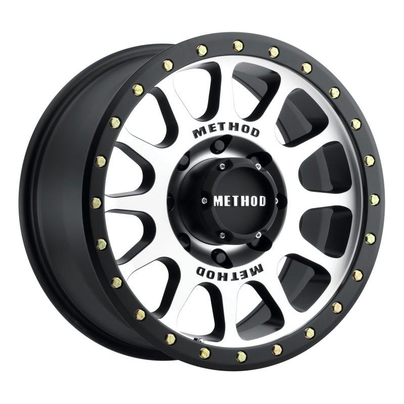 Method MR305 NV 17x8.5 0mm Offset 8x6.5 130.81mm CB Machined/Black Street Loc Wheel - NP Motorsports